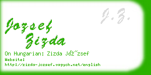 jozsef zizda business card